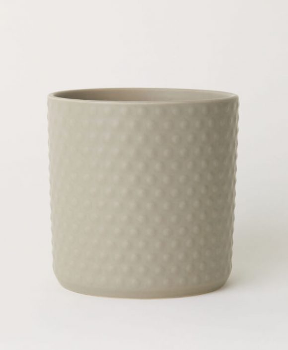 Gray Flowerpot