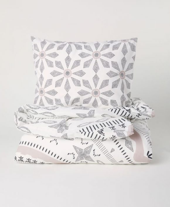 Geometric Print Bed Linen