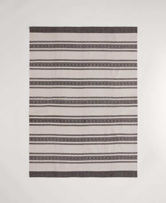 Striped Knitted Carpet