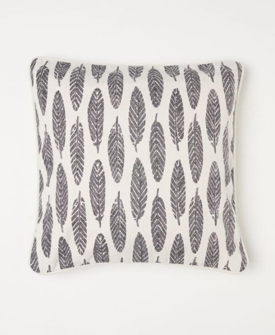 Pillow with Feathers