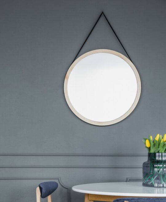 Small Round Wall Mirror