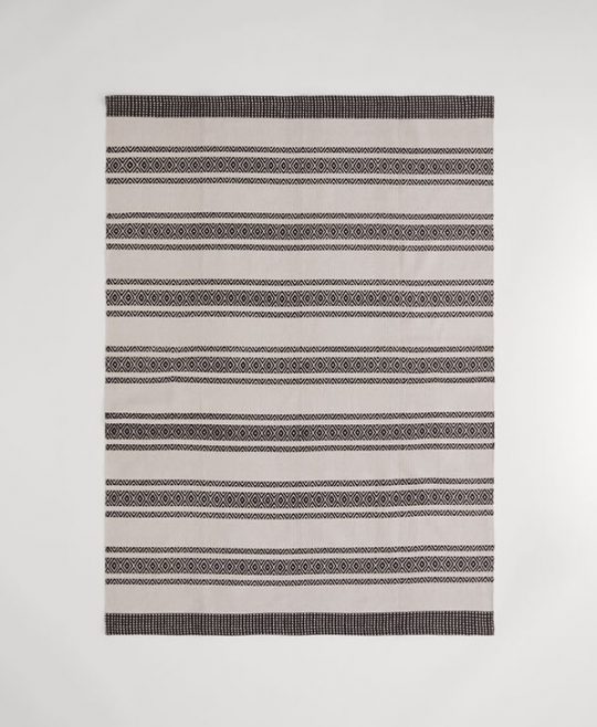 Striped Knitted Carpet
